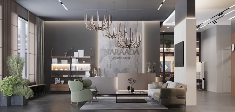 Интерьер Эко-комплекс Naraada Village. Отель — реализованный проект REDI