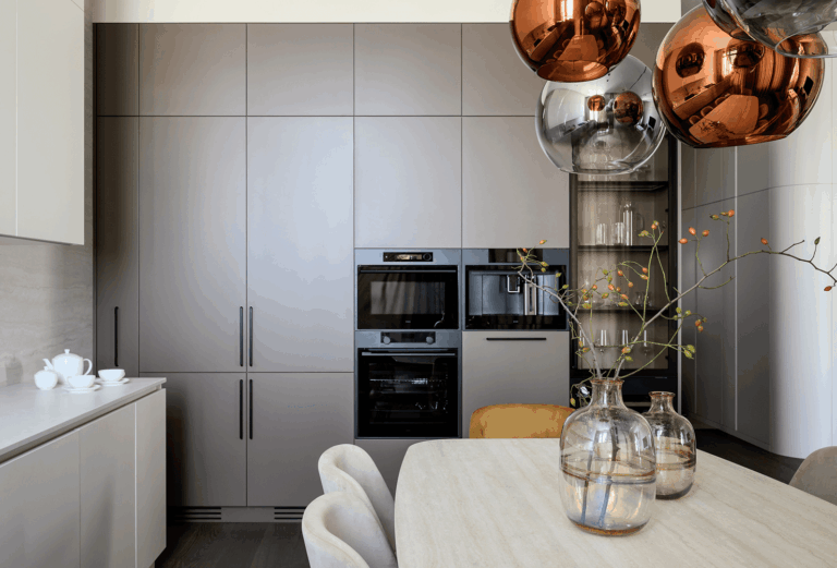 Интерьер Реализация двухуровневой квартиры Richmond Residence — реализованный проект REDI