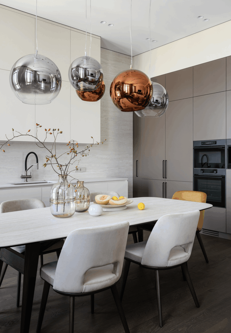 Интерьер Реализация двухуровневой квартиры Richmond Residence — реализованный проект REDI