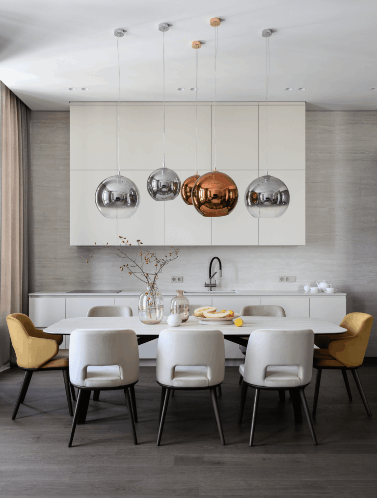 Интерьер Реализация двухуровневой квартиры Richmond Residence — реализованный проект REDI
