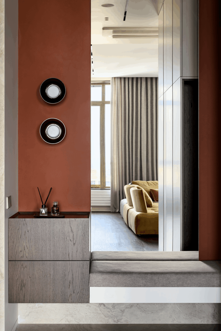 Интерьер Реализация двухуровневой квартиры Richmond Residence — реализованный проект REDI